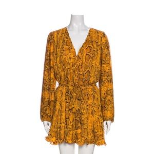 endless rose snakeskin romper